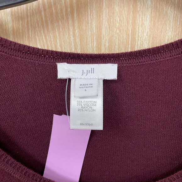 J. Jill Red Sweater Size Large - Picture 2 of 4